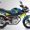 Decal Stiker YAMAHA Old Vixion BLUE KYT VENDETTA